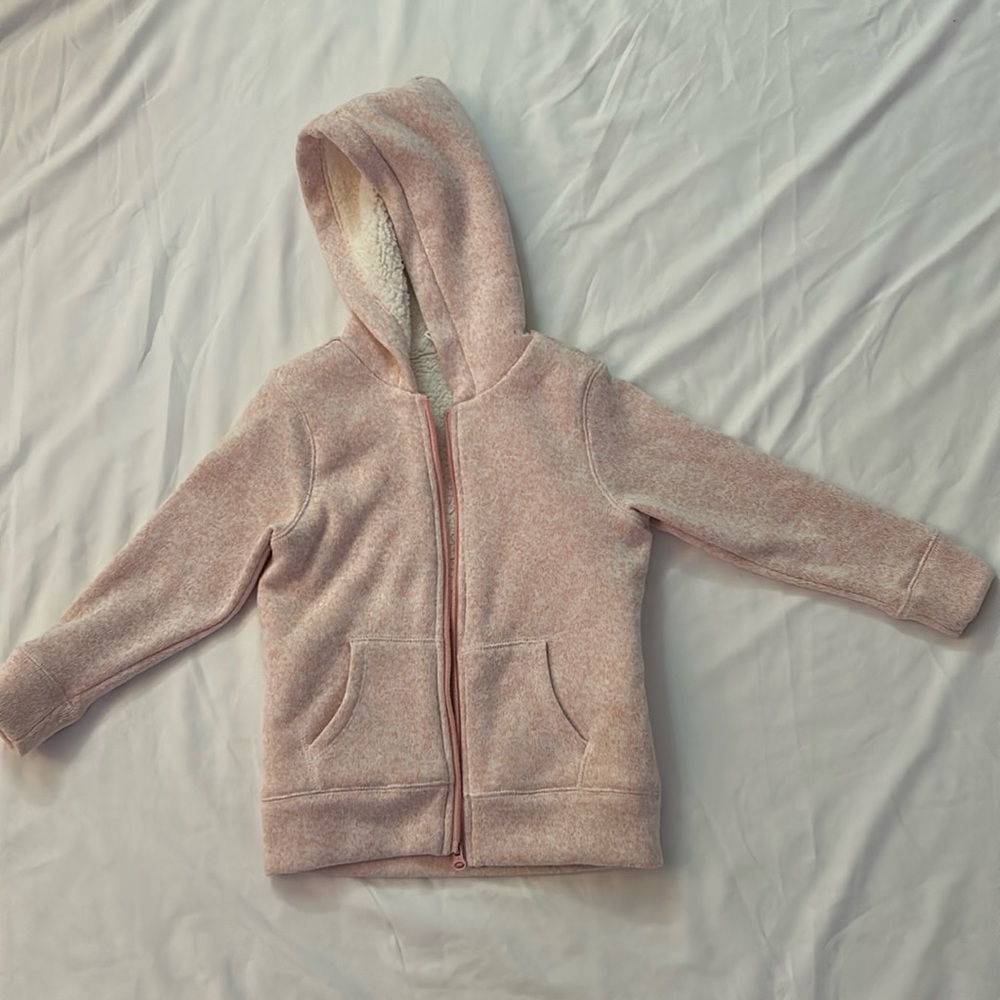 Old Navy Girls Sweater Fleece Blush Hue